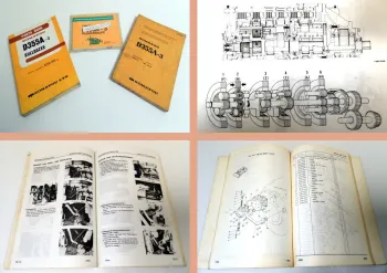 Werkstatthandbuch Komatsu D355A-3 Reparatur + Betriebsanleitung + Parts Book