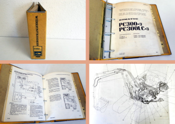 Werkstatthandbuch Komatsu P300-3 PC300LC-3 Bagger Reparatur 1986