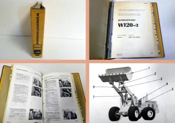 Werkstatthandbuch Komatsu W120-3 Radlader Reparaturanleitung 1984