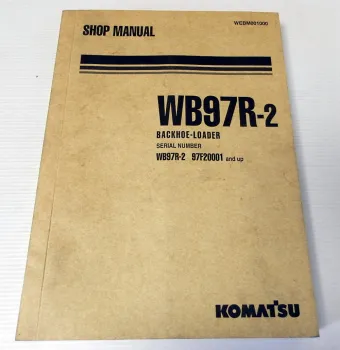 Werkstatthandbuch Komatsu WB97R-2 Backhoe Loader Shop Manual 2000