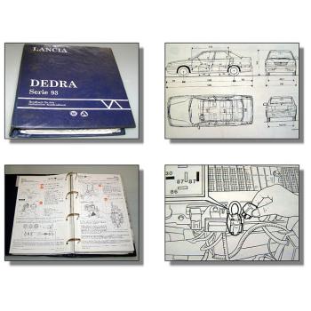 Werkstatthandbuch Lancia Dedra 1993 - 1994 Turbo Integrale Reparaturanleitung
