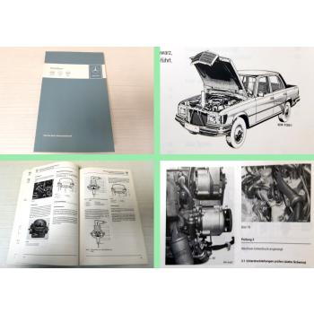 Werkstatthandbuch Mercedes Benz M110 117 450 SL SLC Australien USA Schweden 1977