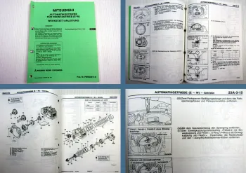 Werkstatthandbuch Mitsubishi Automatikgetriebe Carisma DA Galant Colt ... 2000