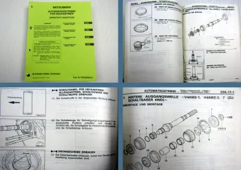 Werkstatthandbuch Mitsubishi Automatikgetriebe Pajero V20 V40 Space Gear PA 2000
