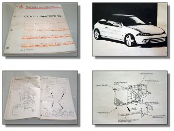 Werkstatthandbuch Mitsubishi Colt Lancer CA0 1992 Technische Informationen