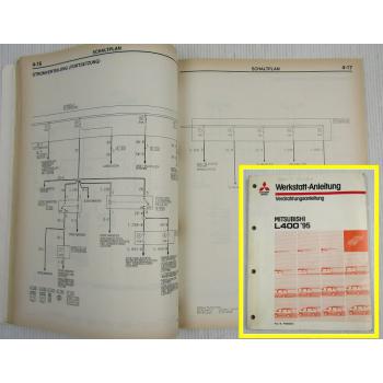 Werkstatthandbuch Mitsubishi L400 Elektrik Schaltpläne PA PB PD ab 1995