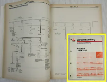 Werkstatthandbuch Mitsubishi L400 Elektrik Schaltpläne PA PB PD ab 1995