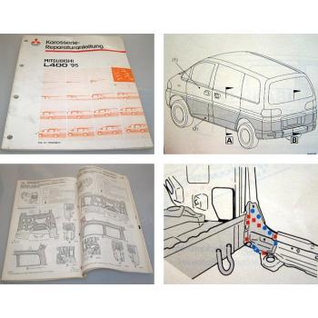Werkstatthandbuch Mitsubishi L400 PA PB PD 1995 Karosserie Reparaturanleitung