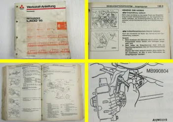 Werkstatthandbuch Mitsubishi L400 PA PB PD ab 1995 Reparaturanleitung