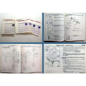 Werkstatthandbuch Mitsubishi Lancer Wagon 1989-91 Reparaturanleitung in 5 Bänden