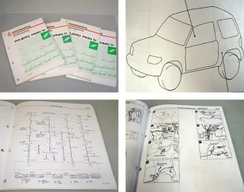 Werkstatthandbuch Mitsubishi Pajero Pinin 2000 - 2003 Schaltpläne Elektrik