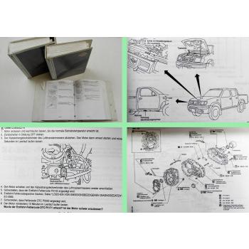 Werkstatthandbuch Nissan Pickup D22 Reparaturanleitung ab 1998 bis 2003 3 Bände