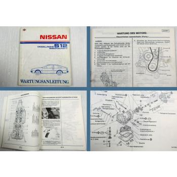 Werkstatthandbuch Nissan S12 Silvia CA18ET Reparaturanleitung Ergänz III 1986