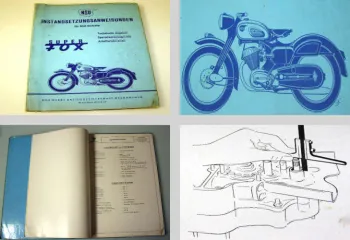 Werkstatthandbuch NSU Super Fox Instandsetzung Handbuch 1956