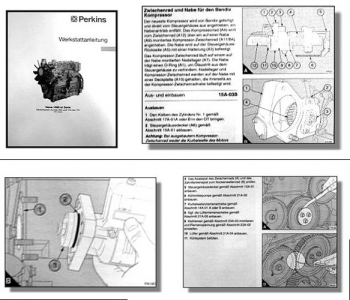 Werkstatthandbuch Perkins 1000er Serie Motoren Reparaturhandbuch