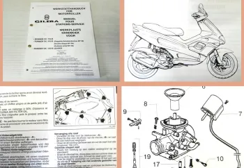 Werkstatthandbuch Piaggio Gilera Runner FX FX-R VX VX-R Reparatur Ergänzung 2001