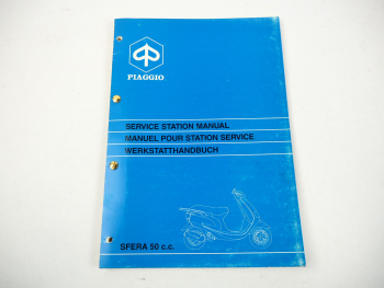 Werkstatthandbuch Piaggio Sfera 50ccm Motorroller Reparaturanleitung 1995 Vespa