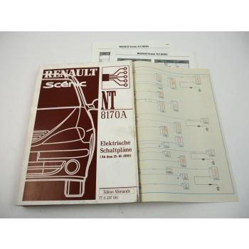 Werkstatthandbuch Renault Scenic ab 25.10.1999 Elektrische Schaltpläne Elektrik