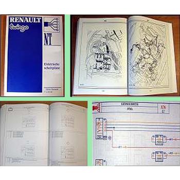 Werkstatthandbuch Renault Twingo X06 ab 01/2001 elektrische Schaltpläne 2001