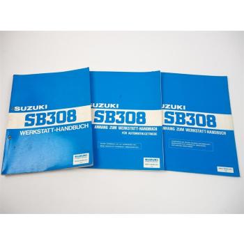Werkstatthandbuch Suzuki Alto SB308 Reparaturanleitung 1984 - 1994 in 3 Bänden