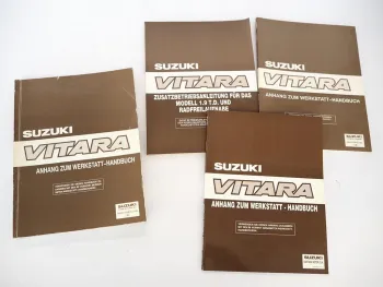 Werkstatthandbuch Suzuki Vitara SE 416 Reparaturanleitung Nachtrag 1995 / 1997