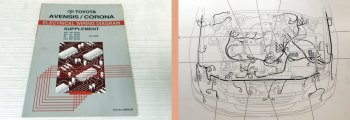 Werkstatthandbuch Toyota Avensis Corona Wiring Diagram Schaltpläne Elektrik 2000