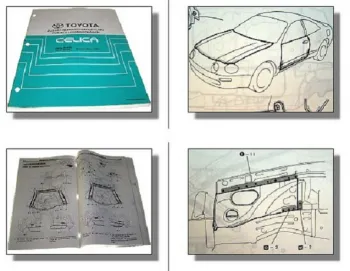 Werkstatthandbuch Toyota Celica T20 Karosserie AT200 ST200 Reparaturanleitung