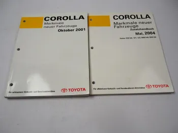 Werkstatthandbuch Toyota Corolla E12 Merkmale 1ND-TV 3ZZ 4ZZ-FE 1CD-FTV 2ZZ-GE