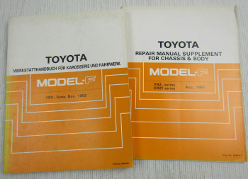 Werkstatthandbuch Toyota Model F YR20 Serie Stand 11/1982 Reparaturanleitung