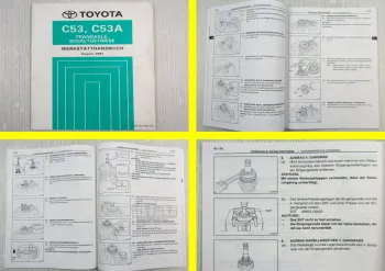 Werkstatthandbuch Toyota Schaltgetriebe C53 C53A Yaris Corolla 2004
