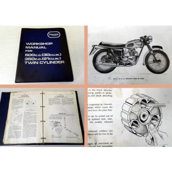 Werkstatthandbuch Triumph Trophy Daytona Tiger Twenty-One Workshop Manual 1971