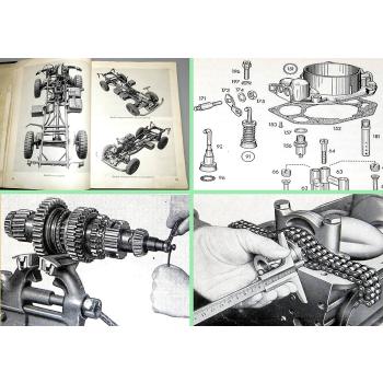 Werkstatthandbuch Unimog-S Typ 404 404.111 404.114 Reparaturanleitung 1965