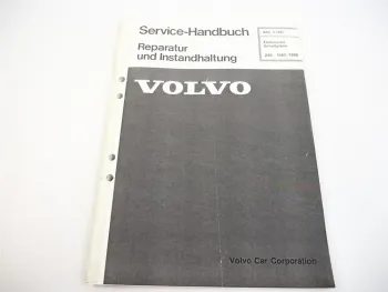 Werkstatthandbuch Volvo 240 1987 1988 Schaltpläne Elektrik B200K/E B230E/K/F