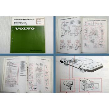 Werkstatthandbuch Volvo 240 242 244 245 1992 Elektrische Schaltpläne Elektrik