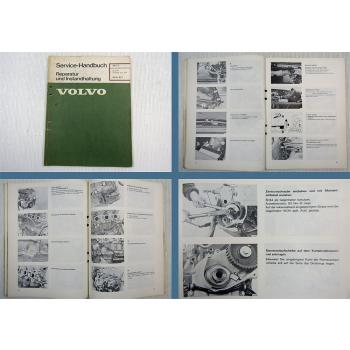 Werkstatthandbuch Volvo 240 242 244 245 Motor B21A B21E Reparaturanleitung 1976
