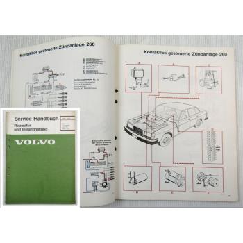 Werkstatthandbuch Volvo 240 260 BJ 1979 Elektrische Schaltpläne Elektrik