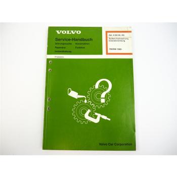 Werkstatthandbuch Volvo 740 760 780 940 960 ab 1982 Inneneinrichtung Außen 1994