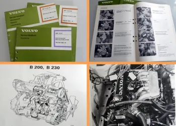 Werkstatthandbuch Volvo 740 760 Motor B200 B230 Überholung & Reparaturanleitung