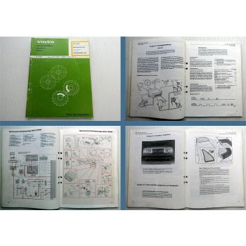 Werkstatthandbuch Volvo 740 780 940 960 1991 Technische Neuheiten + Schaltplan