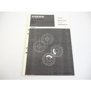 Werkstatthandbuch Volvo 740 780 940 960 Technische Neuheiten 1991 Schaltpläne