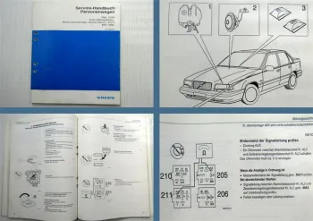 Werkstatthandbuch Volvo 850 Guard Alarmanlage I und II Diagnose Schaltpläne