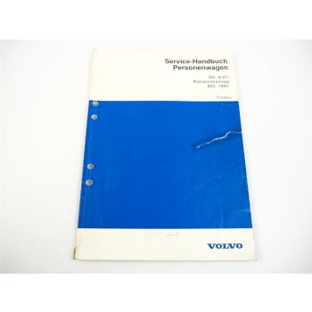 Werkstatthandbuch Volvo 850 Klimaanlage Klimatisierung 1992 Reparaturanleitung