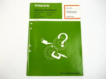 Werkstatthandbuch Volvo 940 960 Diagnose ABS Bremssystem Störungssuche ab 1993