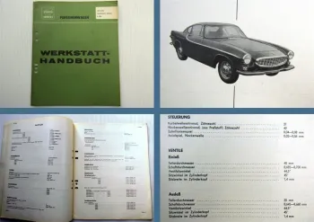 Werkstatthandbuch Volvo P 1800 / 1800S Technische Daten Stand 1964