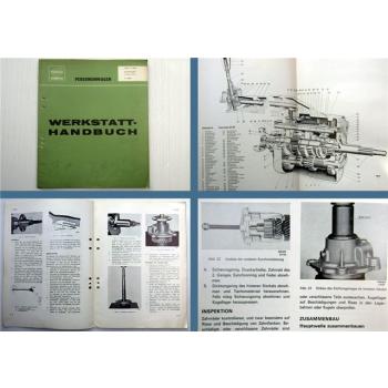 Werkstatthandbuch Volvo P 1800 Getriebe M 40 41 Reparaturanleitung 1965