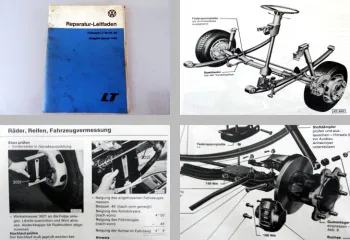 Werkstatthandbuch VW LT 1 LT40 LT45 LT50 Reparaturleitfaden Fahrwerk 1983