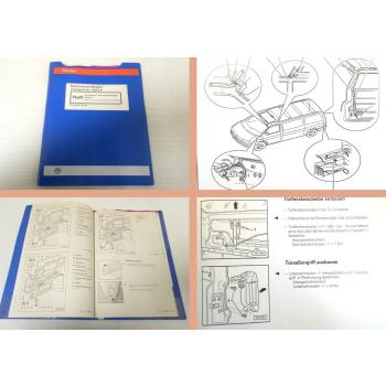 Werkstatthandbuch VW T4 Transporter Reparaturanleitung Karosserie außen 1997