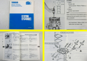 Werkstatthandbuch Yamaha EF 3200 5400 Generator Wartungsanleitung Service Manual