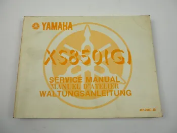 Werkstatthandbuch Yamaha XS850 4E2 ab 1980 Reparaturhandbuch Reparaturanleitung