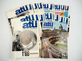 Westinghouse Wabco 25 Zeitschriften atü Bremstechnik 1966 bis 1977